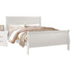 ACME Louis Philippe Eastern King Bed, White 23827EK FredCo