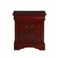 ACME Louis Philippe III Nightstand, Cherry FredCo