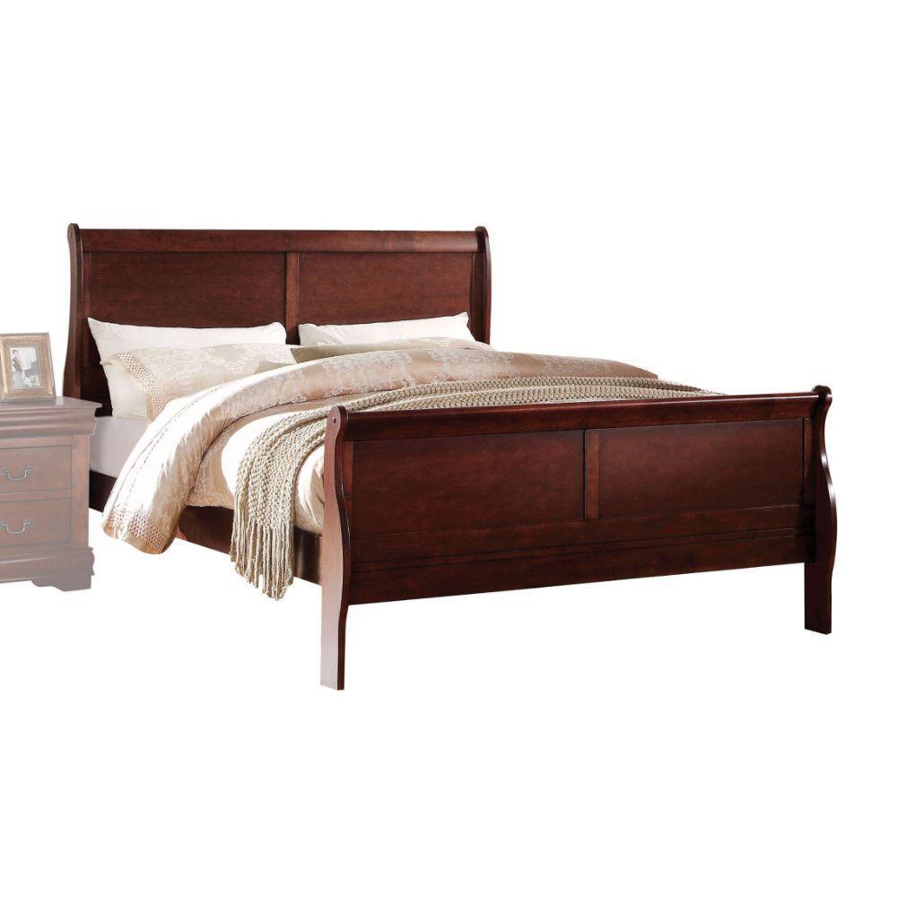 ACME Louis Philippe Queen Bed, Cherry 23750Q FredCo