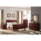 ACME Louis Philippe Queen Bed, Cherry 23750Q FredCo