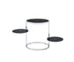ACME Lynch Side Table, Black & Chrome Finish FredCo