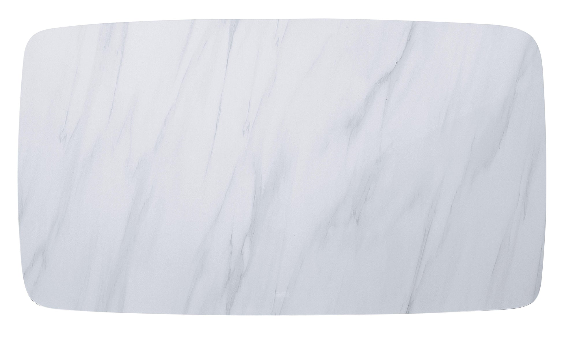 ACME Madan Dining Table, Marble Top & Weathered Gray Finish FredCo