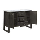 ACME Madan Server, Gray Oak Finish FredCo