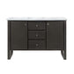 ACME Madan Server, Gray Oak Finish FredCo