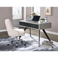 ACME Magna Desk, Faux Concrete & Black FredCo