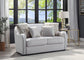 ACME Mahler Loveseat 4 Pillows, Beige Linen FredCo