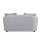 ACME Mahler Loveseat w/4 Pillows, Beige Linen FredCo