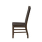 ACME Maisha Side Chair (Set-2), Rustic Walnut FredCo