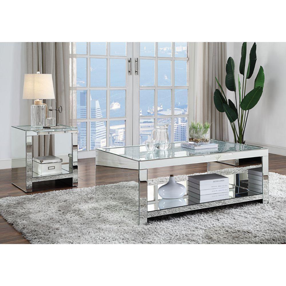 ACME Malish Coffee Table, Mirrored FredCo