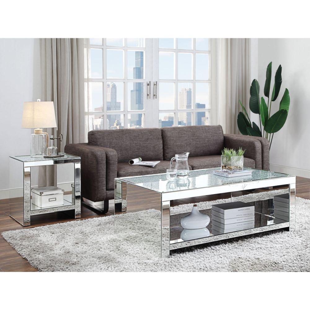 ACME Malish Coffee Table, Mirrored FredCo