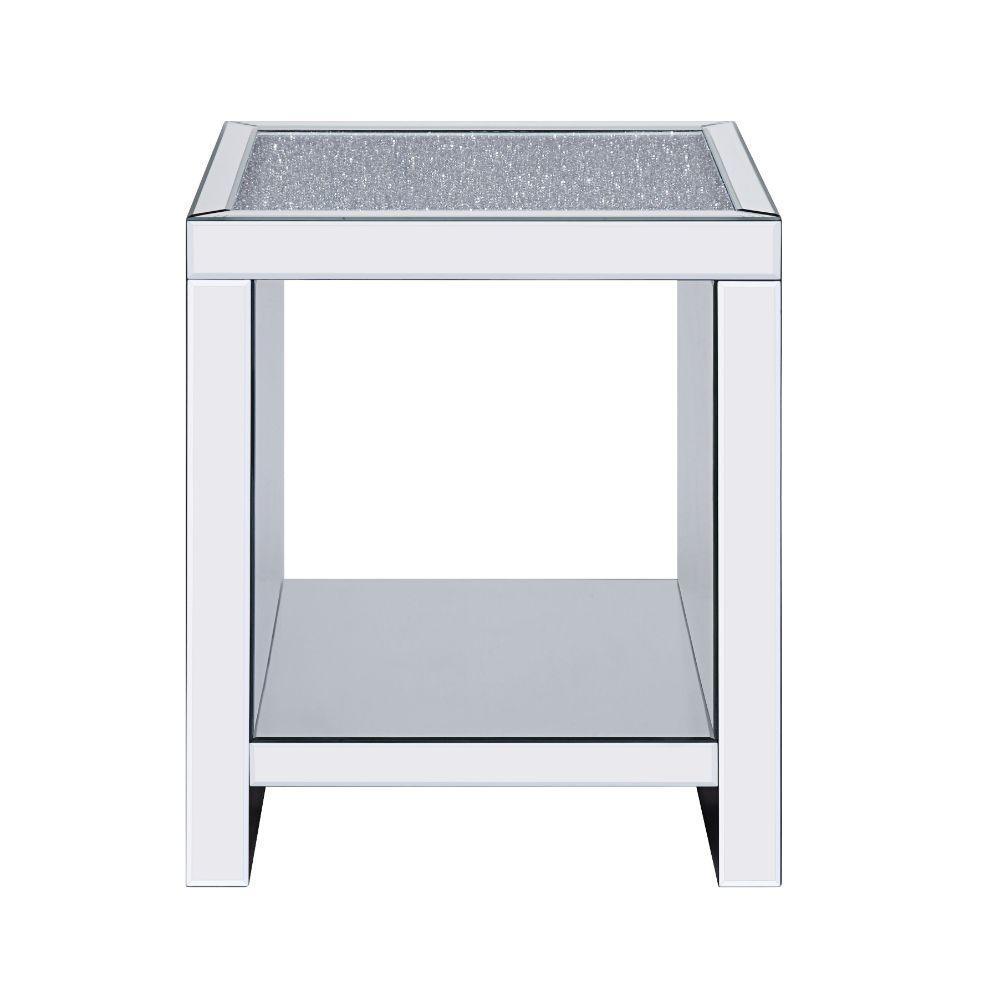 ACME Malish End Table, Mirrored FredCo