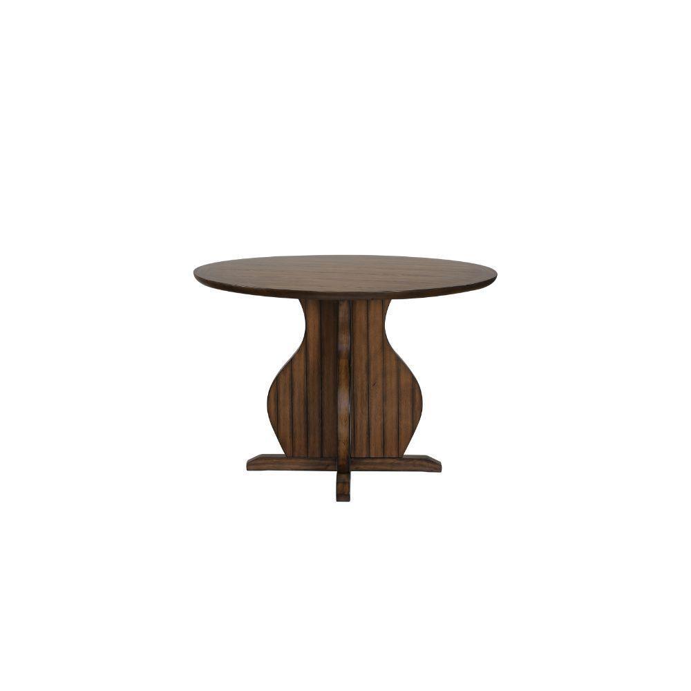 ACME Maurice Counter Height Table, Oak FredCo