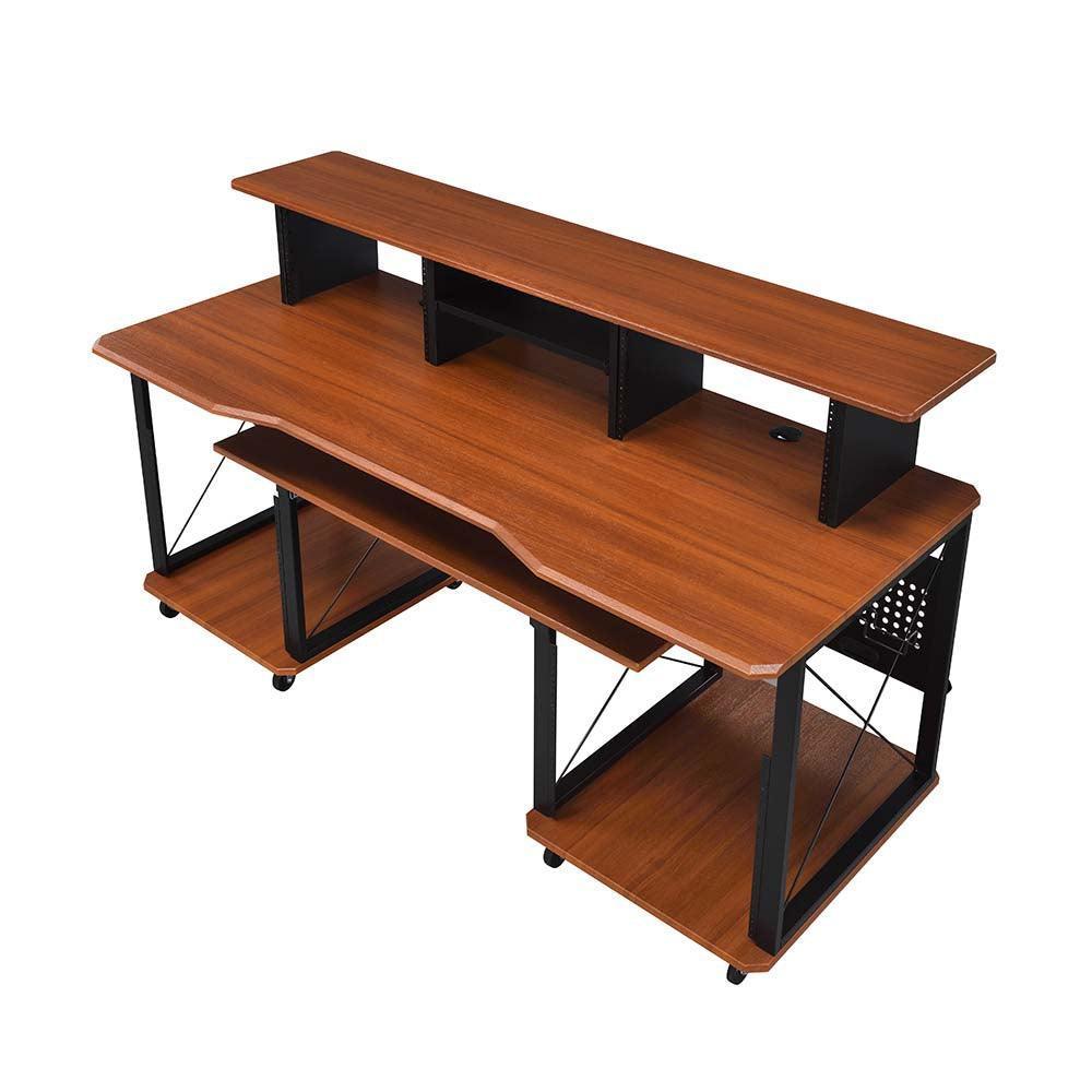 ACME Megara Music Desk, Cherry & Black Finish FredCo