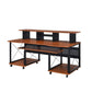 ACME Megara Music Desk, Cherry & Black Finish FredCo