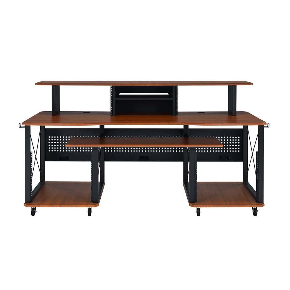 ACME Megara Music Desk, Cherry & Black Finish FredCo
