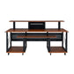 ACME Megara Music Desk, Cherry & Black Finish FredCo