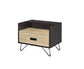 ACME Melkree Accent Table, Oak & Black Finish FredCo