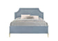 ACME Milla Queen Bed, Light Blue Velvet FredCo
