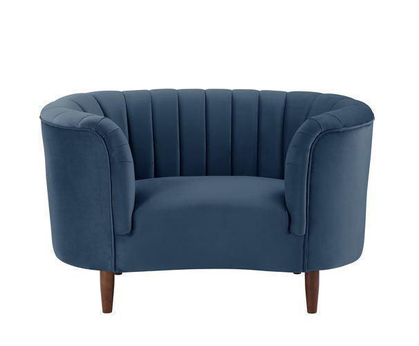 ACME Millephri Chair, Blue Velvet FredCo