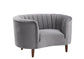 ACME Millephri Chair, Gray Velvet FredCo