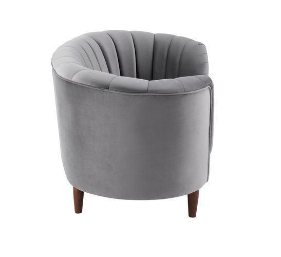ACME Millephri Chair, Gray Velvet FredCo