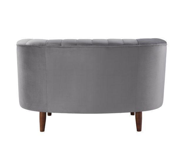 ACME Millephri Chair, Gray Velvet FredCo