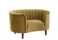 ACME Millephri Chair, Olive Yellow Velvet FredCo