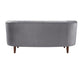 ACME Millephri Loveseat , Gray Velvet FredCo
