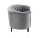 ACME Millephri Loveseat , Gray Velvet FredCo