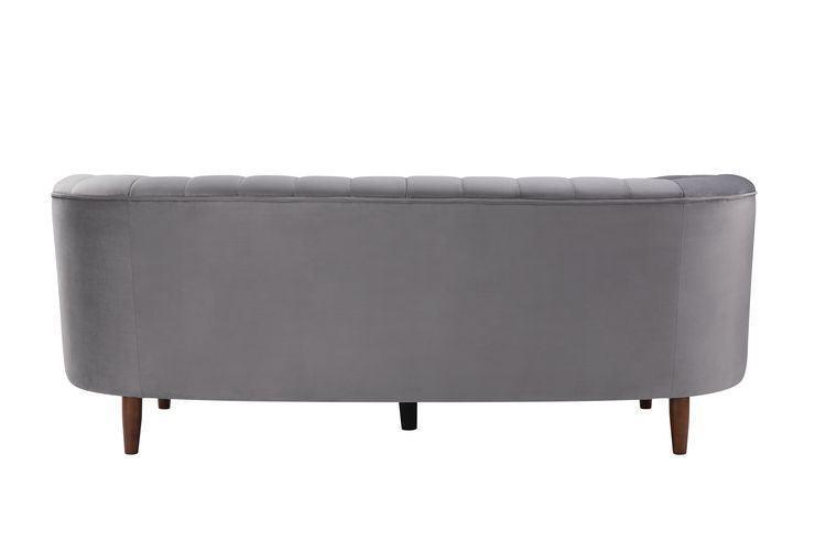 ACME Millephri Sofa , Gray Velvet FredCo
