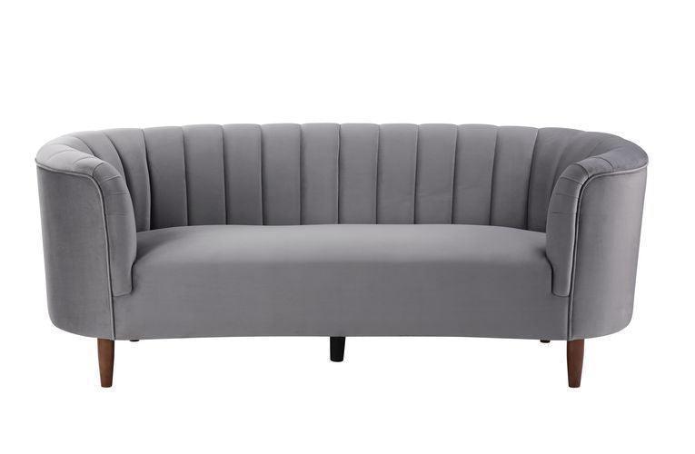ACME Millephri Sofa , Gray Velvet FredCo