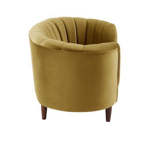 ACME Millephri Sofa , Olive Yellow Velvet FredCo