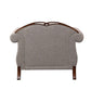 ACME Miyeon Chair w/1 Pillow, Fabric & Cherry FredCo