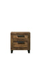 ACME Morales Nightstand, Rustic Oak Finish FredCo