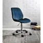 ACME Muata Office Chair, Twilight Blue Velvet & Chrome FredCo