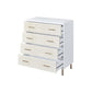 ACME Myles Chest, White, Champagne & Gold Finish FredCo