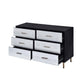 ACME Myles Dresser, Black, Silver & Gold Finish FredCo