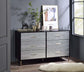 ACME Myles Dresser, Black, Silver & Gold Finish FredCo