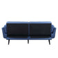 ACME Nafisa Adjustable Sofa & Ottoman, Blue Fabric FredCo