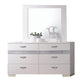 ACME Naima II Mirror, White (High Gloss) FredCo