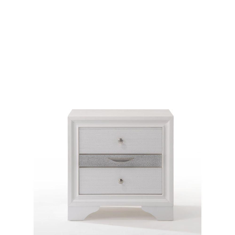 ACME Naima Nightstand, White FredCo