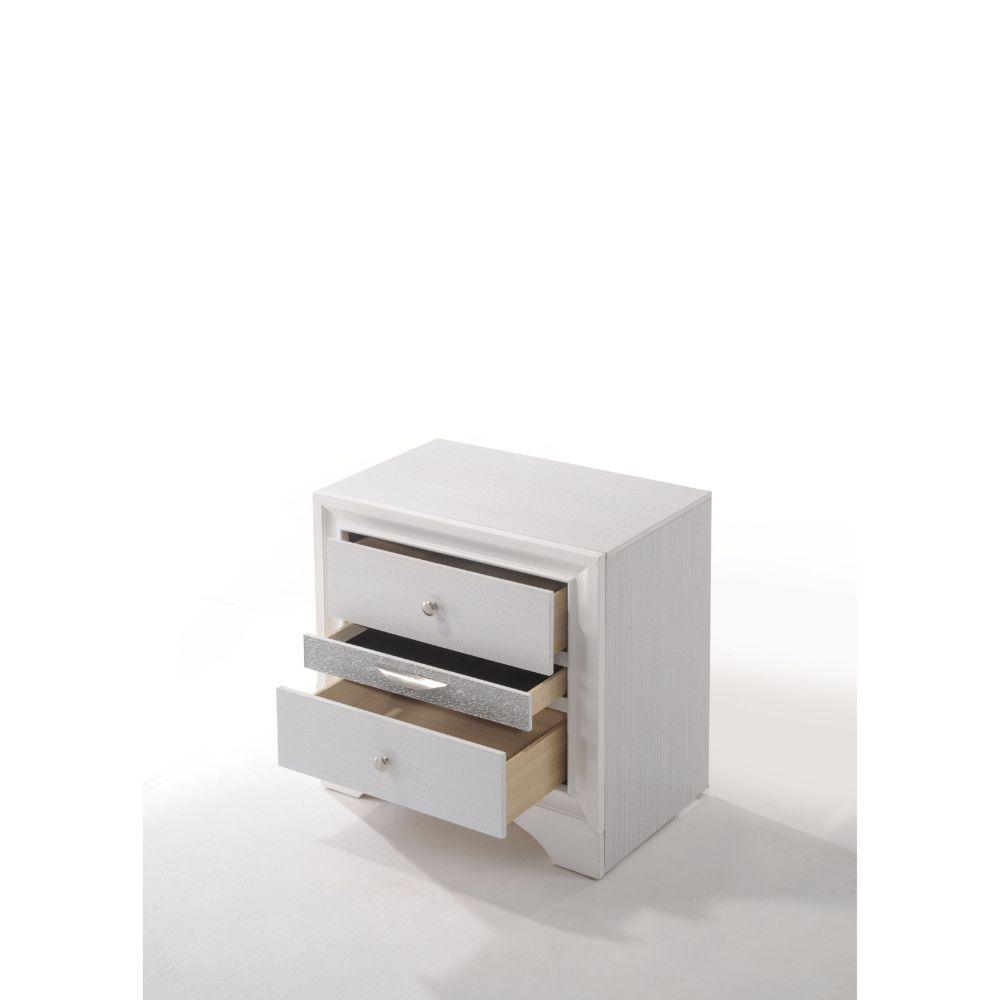 ACME Naima Nightstand, White FredCo