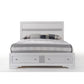 ACME Naima Queen Bed w/Storage, White 25770Q FredCo