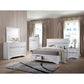 ACME Naima Queen Bed w/Storage, White 25770Q FredCo