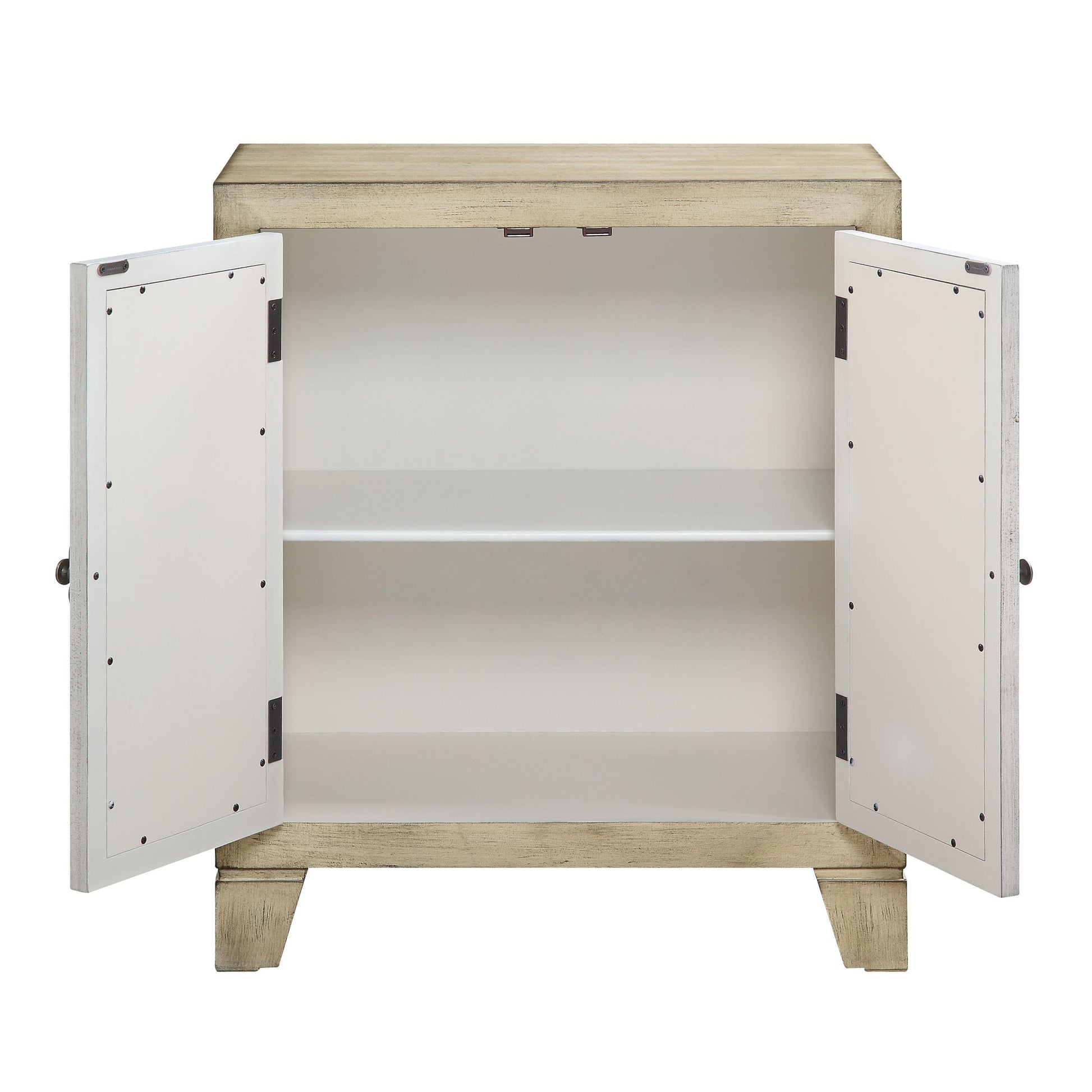 ACME Nalani Console Table, Antique White FredCo