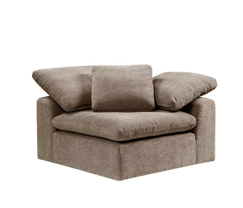 ACME Naveen Modular - Wedge w/1 Pillow, Beige Linen FredCo