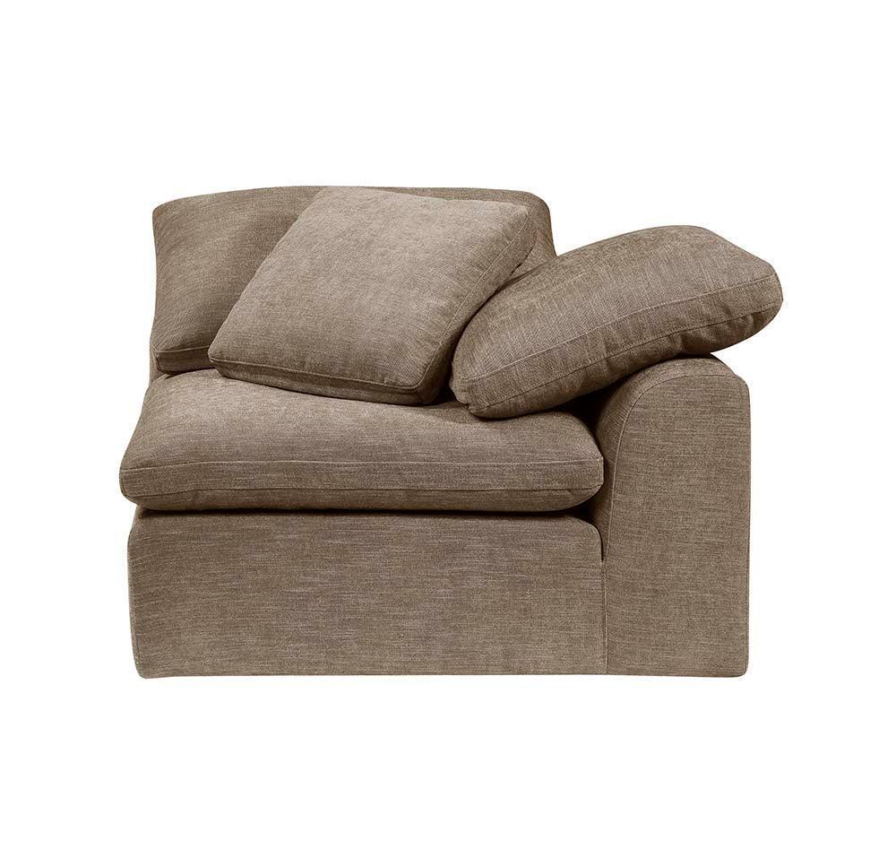 ACME Naveen Modular - Wedge w/1 Pillow, Beige Linen FredCo