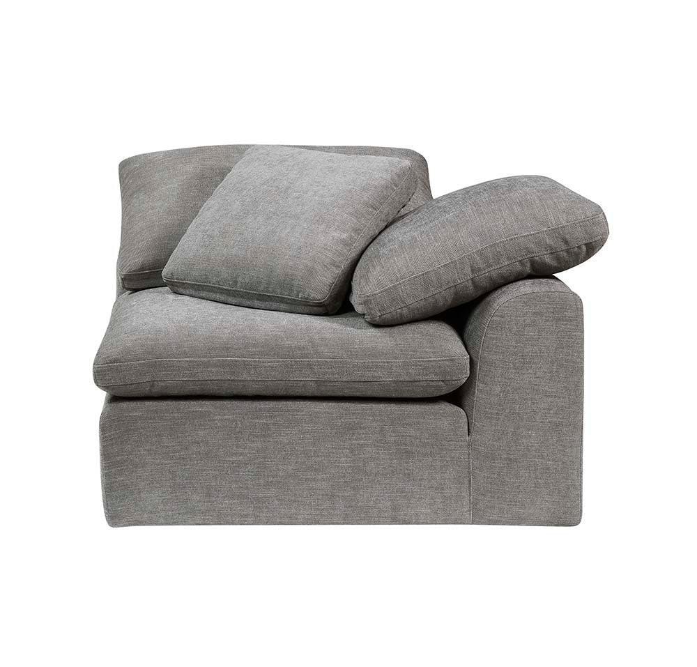 ACME Naveen Modular - Wedge w/1 Pillow, Gray Linen FredCo