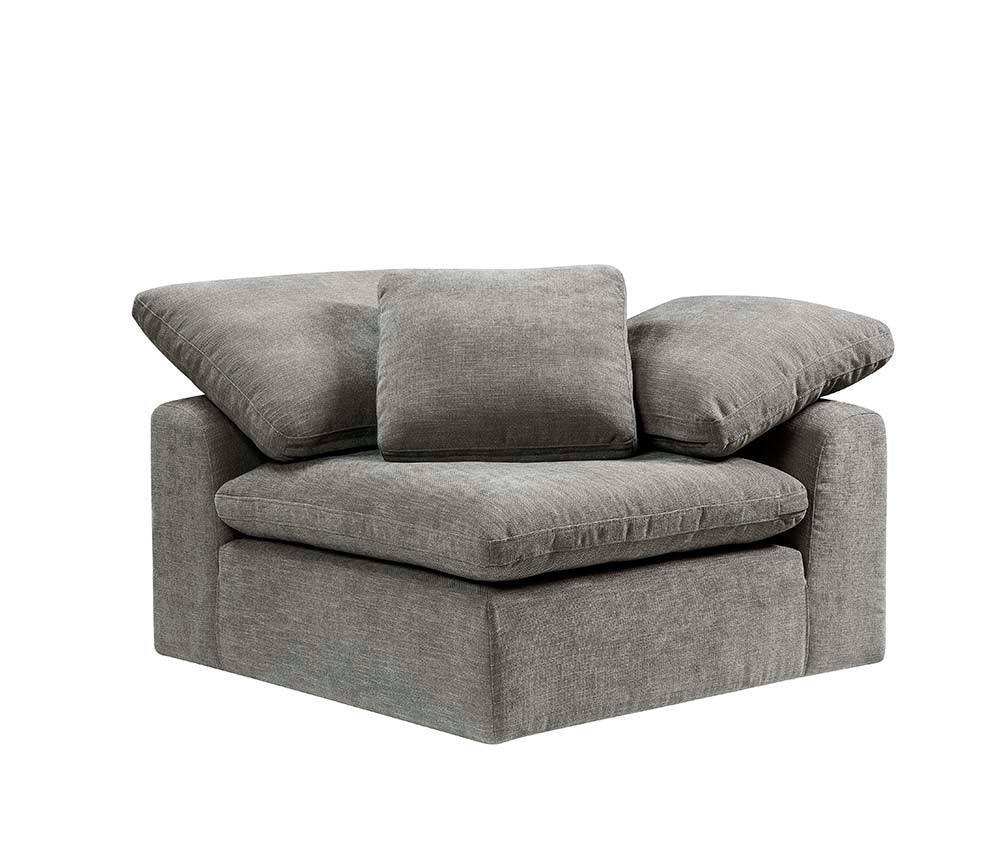ACME Naveen Modular - Wedge w/1 Pillow, Gray Linen FredCo