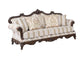 ACME Nayla Sofa w/4 Pillows, Pattern Fabric & Walnut Finish FredCo